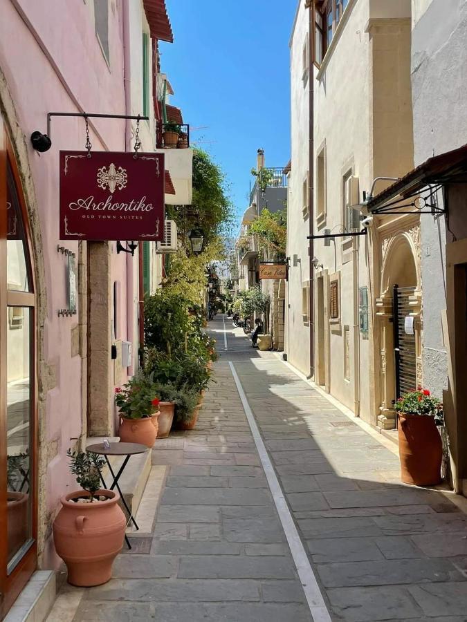 Archontiko Old Town Suites Rétino Exterior foto